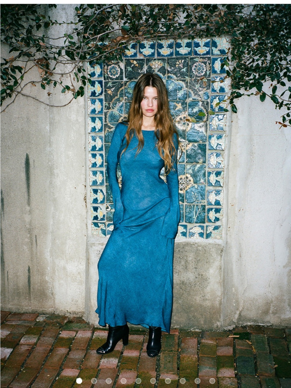 Realisation Gia Maxi Dress - in denim